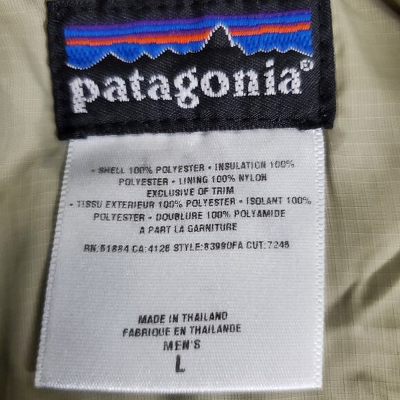 Vintage Patagonia Jacket Men’s L Green Das Parka Puffer Coat 8339ofa - Picture 14 of 15